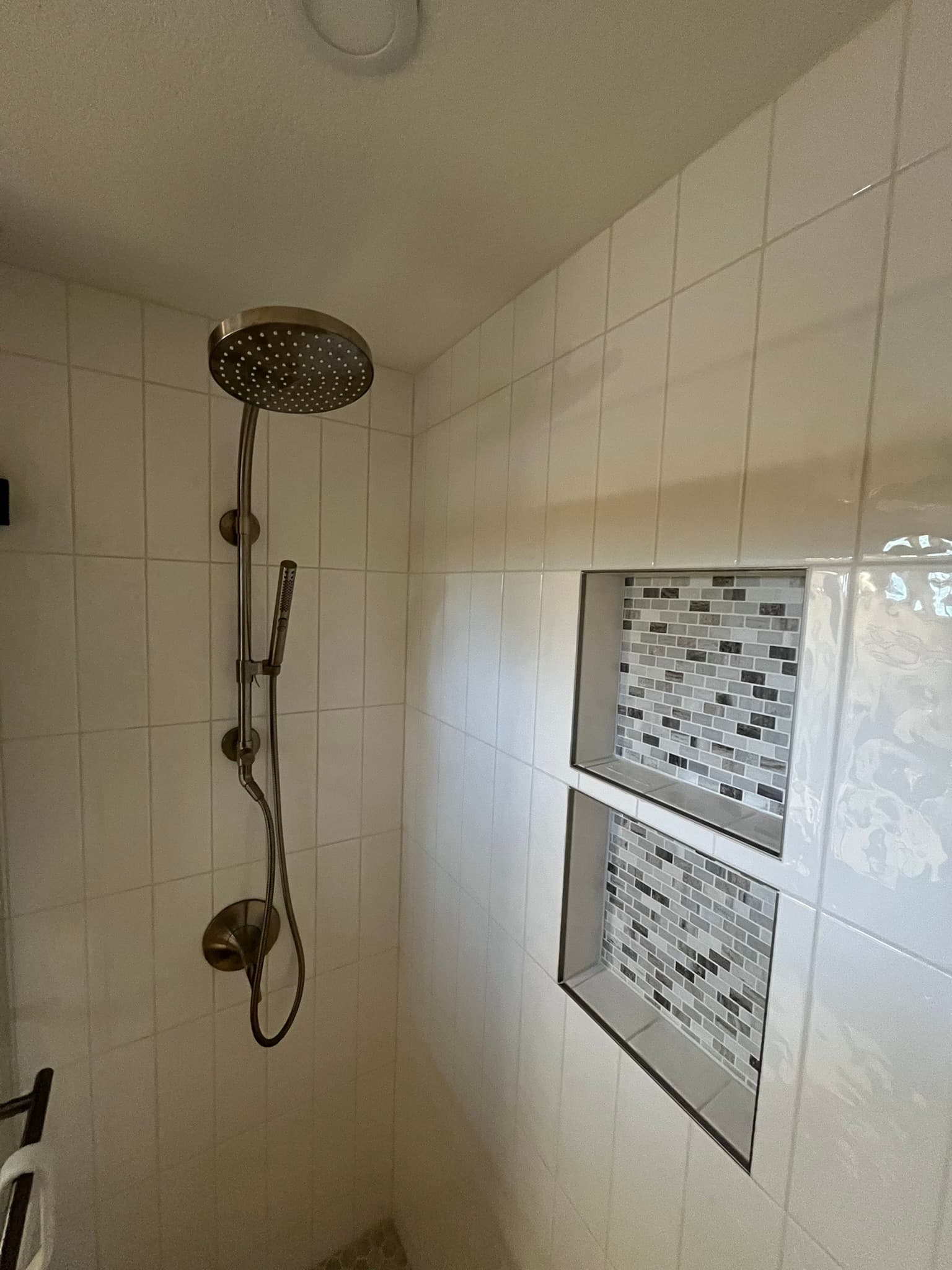 Onyx cultured stone shower