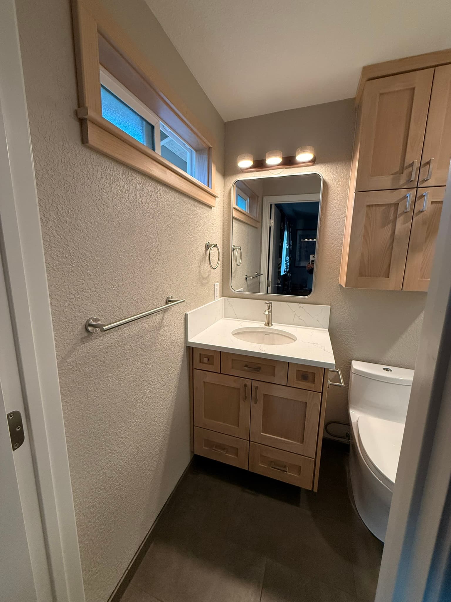 Bathroom vanity and material selections